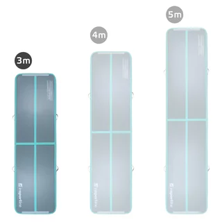 Airtrack inSPORTline Airstunt 400x100x10 cm siva