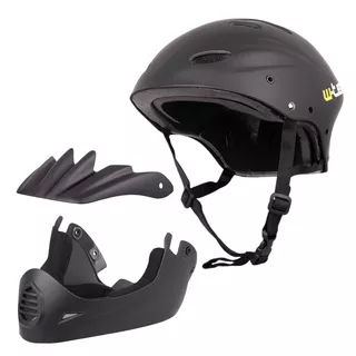 Downhill čelada W-TEC Campanero Matt Black