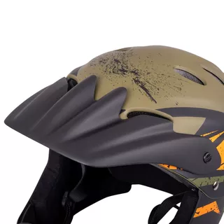 Downhill čelada W-TEC Campanero - zelena mat