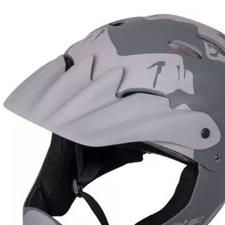 Downhill čelada W-TEC Campanero - siva mat