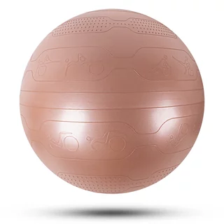 Gimnastična žoga inSPORTline Stretch Ball 65 cm - mocha mousse