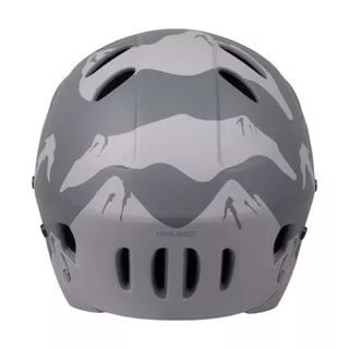 Downhill čelada W-TEC Campanero - siva mat