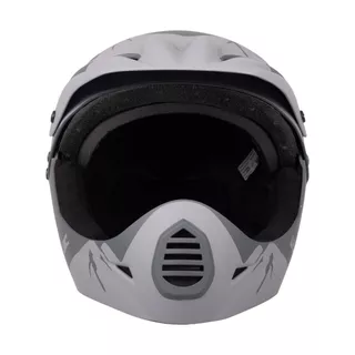 Downhill čelada W-TEC Campanero - siva mat