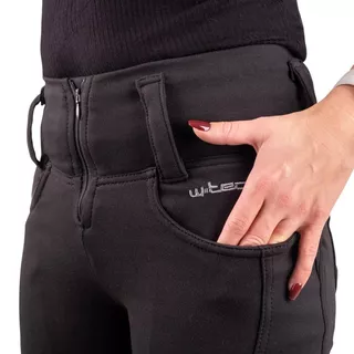 Ženske moto pajkice W-TEC Wombutta - črna