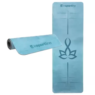 Podloga za jogo inSPORTline Padvana 183x61x0,4 cm - modra