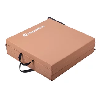 Zložljiva gimnastična blazina inSPORTline Trifold 180x60x5 cm - rdeča