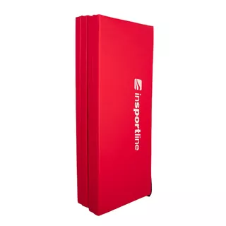 Zložljiva gimnastična podloga inSPORTline Kvadfold 200x120x5 cm - rdeča