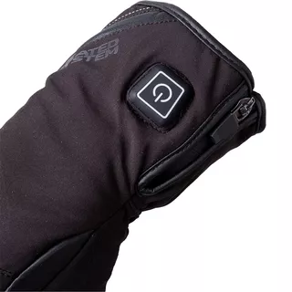 Ogrevane motoristične in smučarske rokavice W-TEC HEATnoir - črna