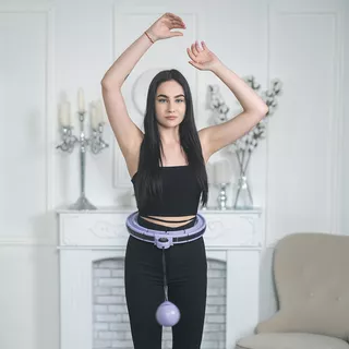 Masažni obroč inSPORTline Weight Hoop Pro 69-105 cm