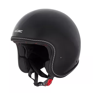Chopper čelada W-TEC Badachos - črna lesk