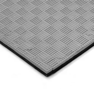 Puzzle tatami podloga inSPORTline Sazegul 100x100x2 cm - rdeče-modra, vzorec 5 črt