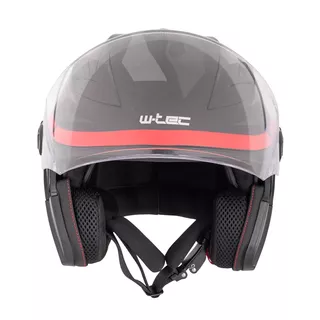 Odprta čelada W-TEC Barcela Vermella