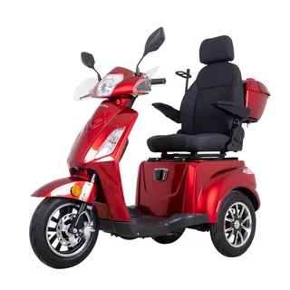 Električni trikolesnik inSPORTline Zorica Deluxe z elektromagnetno zavoro - rdeča