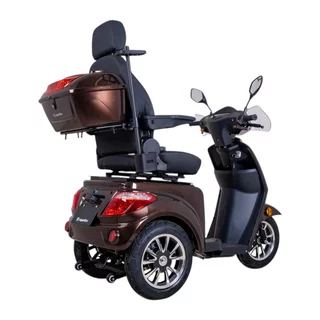 Električni trikolesnik inSPORTline Zorica Deluxe z elektromagnetno zavoro - rjava