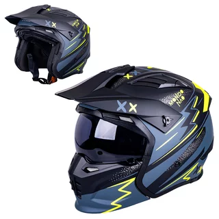 Moto čelada W-TEC Badalone Graphic