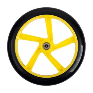 Rezervno sprednje kolo z ležaji za skiro Discola 230x30mm - rumena