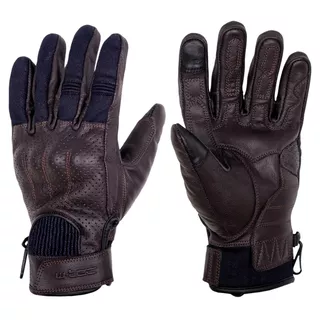 Poletne moto rokaviceW-TEC Fowlar - deep coffee-indigo