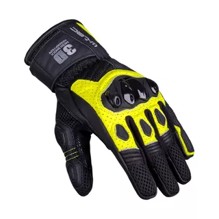 Moto rokavice W-TEC Janstur - črna-fluo