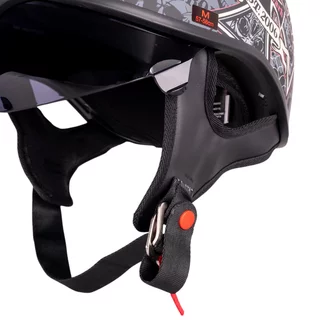 Moto čelada W-TEC Black Heart V535 Cross Skull
