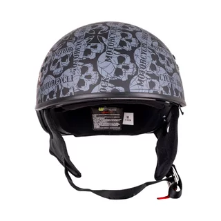 Moto čelada W-TEC Black Heart V535 Cross Skull