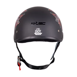 Moto čelada W-TEC Black Heart V531 Iron Cross - črna