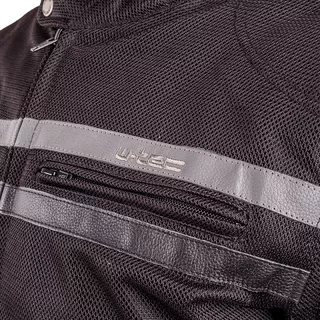 Moto jakna W-TEC Bellvitage Crow - črna-siva