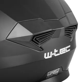 Preklopna enduro čelada W-TEC Biscaia P/J - črna lesk