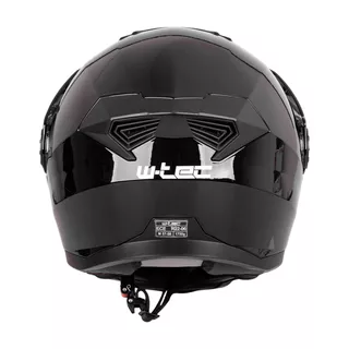 Preklopna enduro čelada W-TEC Biscaia P/J - črna lesk