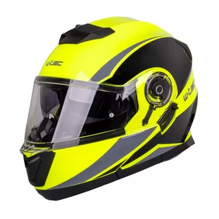 Preklopna čelada W-TEC Banelmeda - črna-fluo rumena