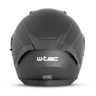 Potovalna čelada W-TEC Burgosa - bela lesk