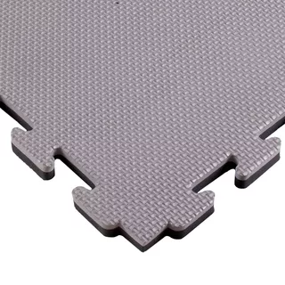 Puzzle tatami podloga inSPORTline Sazegul 100x100x2 cm - rdeče-modra, vzorec 5 črt