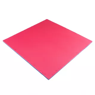Puzzle tatami podloga inSPORTline Sazegul 100x100x2 cm - rdeče-modra, vzorec 5 črt