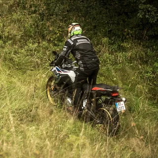 Moška moto bunda W-TEC Burdys GS-1613 - črna-siva