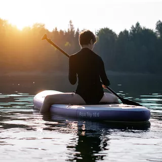 SUP Deska za veslanje z dodatki WORKER WaveTrip 10'6" G2 - Moonstone Blue