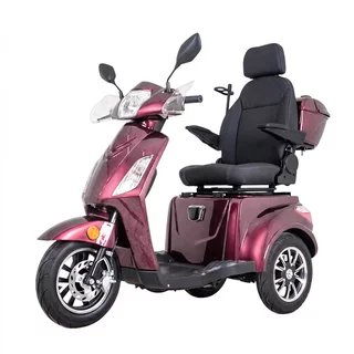 Električni trikolesnik inSPORTline Zorica Deluxe z elektromagnetno zavoro - rdeča