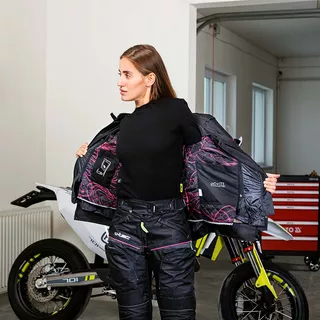 Ženska ogrevana majica W-TEC Insulong Lady - črna