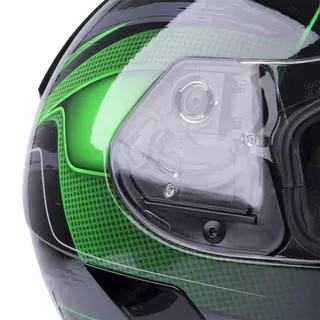 Moto čelada W-TEC V126 - zelena