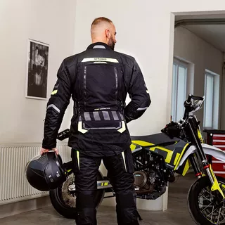 Moto jakna W-TEC Aircross - črna-zlata
