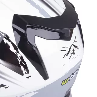 Moto čelada W-TEC V122 - črna-bela
