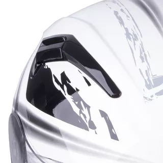 Moto čelada W-TEC V122 - črna-bela