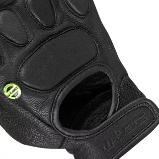 Usnjene moto rokavice W-TEC Cherton - črna