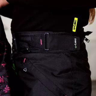 Ženske moto hlače W-TEC Propant Lady - črna -roza