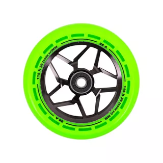 Kolo LMT L Wheel 115 mm z ABEC 9 ležaji - par - črna-zelena - črna-zelena