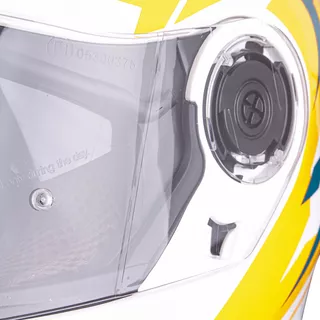 Moto čelada W-TEC Vexamo PI Graphic - White Graphic