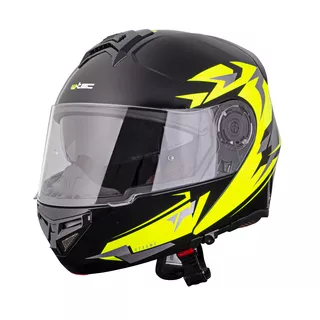 Moto čelada W-TEC Vexamo PI Graphic - White Graphic