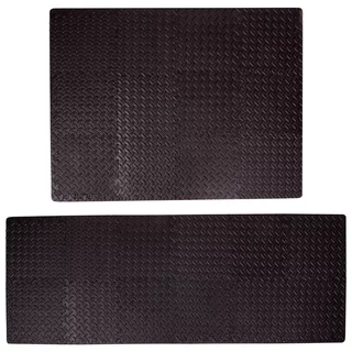 Puzzle podloga inSPORTline Famkin (12 ploščic, 18 robov) - modra
