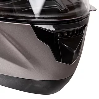 Preklopna moto čelada W-TEC Lanxamo - Titan Siva