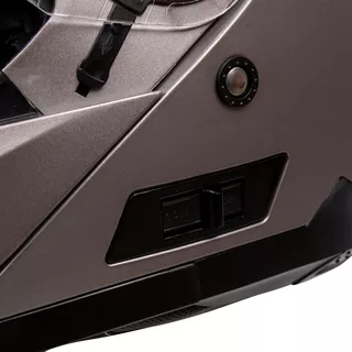 Preklopna moto čelada W-TEC Lanxamo - Titan Siva