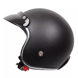 Moto čelada W-TEC YM-629 z očali Ageless - črna-mat