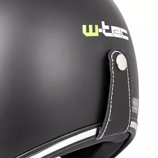 Moto čelada W-TEC YM-629 z očali Ageless - črna-mat